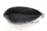Kosmetiktasche mit Aufdruck in Grau mit Ornamente