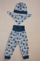 Kinderset Schiffe Gr. 80/86