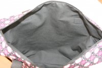 T-Shirt Tasche - Schwarz/ Lila
